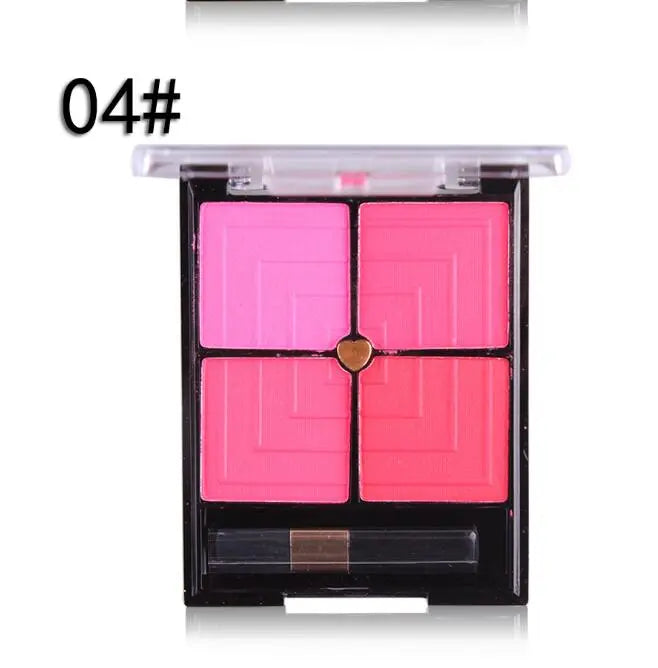 4-Color Soft Glow Blush Palette - quality product with professional design