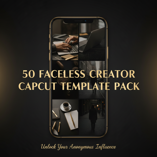 50 Faceless Creator CapCut Template Pack