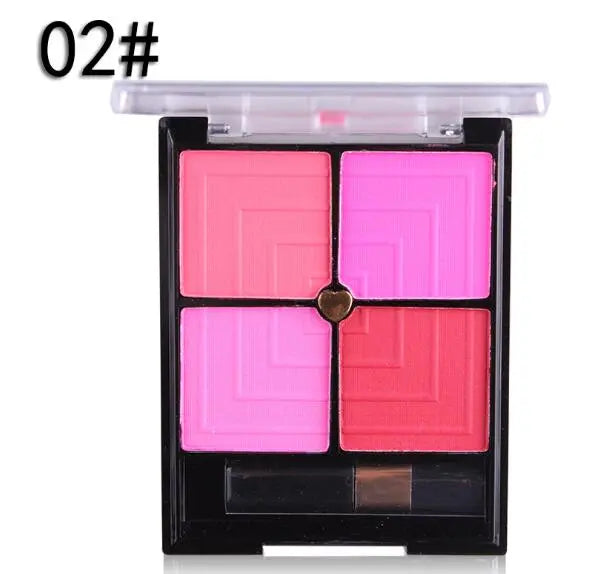 4-Color Soft Glow Blush Palette - quality product with professional design