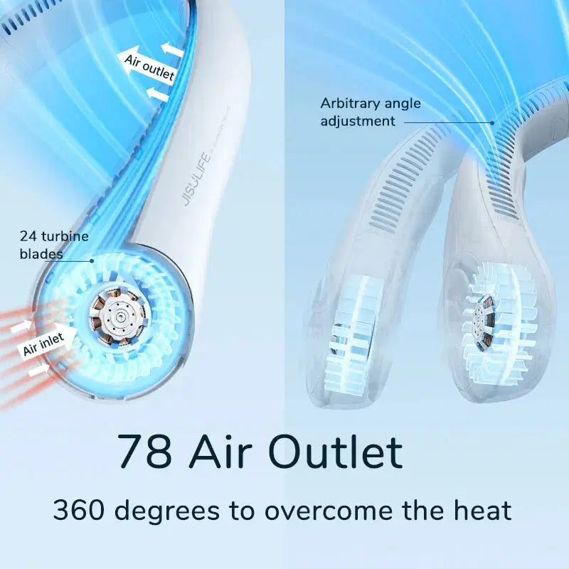 JISULIFE- Portable Neck Fan - quality product with professional design