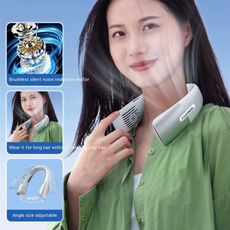 Rechargeable Portable Neck Hanging Fan