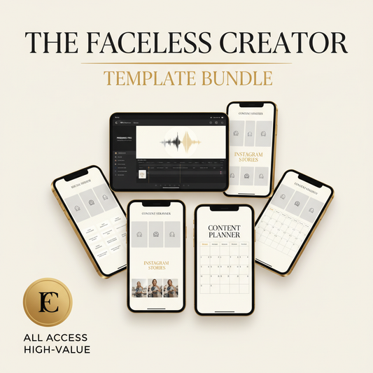 The Faceless Creator Template Bundle